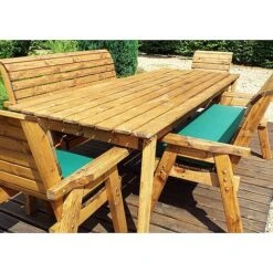 8 Seater Rectangular Table Set With Benches -Bloom Haven Herbaceous Perennials Deals Store HB16G20Pic3