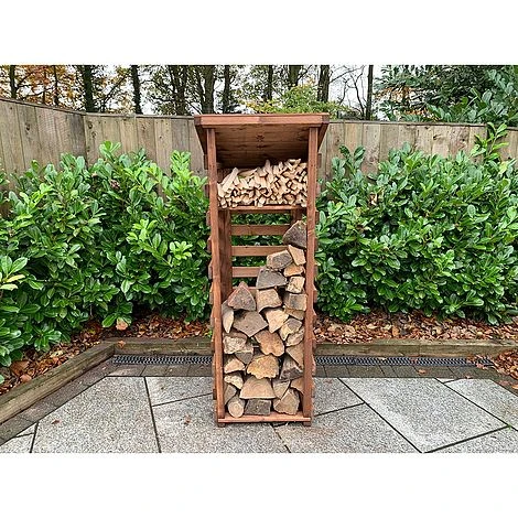 Charles Taylor Wooden Log Store Small 2 X 2ft 2 Charles Taylor Wooden Log Store Small 2 X 2ft - Image 2