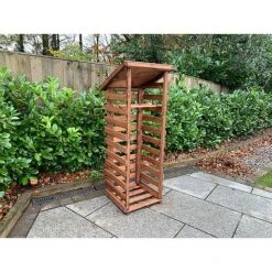 Charles Taylor Wooden Log Store Small 2 X 2ft 9 Charles Taylor Wooden Log Store Small 2 X 2ft -Bloom Haven Herbaceous Perennials Deals Store HB201205