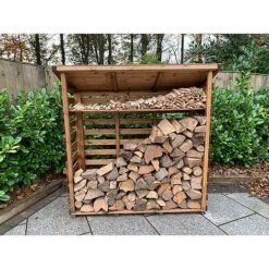 Wooden Log Store Large 5 X 2ft 11 Wooden Log Store Large 5 X 2ft -Bloom Haven Herbaceous Perennials Deals Store HB203