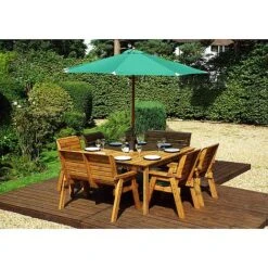 8 Seater Square Table Set With Benches 11 8 Seater Square Table Set With Benches -Bloom Haven Herbaceous Perennials Deals Store HB44G20Pic7