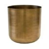 Indoor Chelsea Brass Planter H26Cm D25Cm