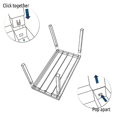 Idooka Faux Wood Garden Coffee Table - Waterproof Patio Side Table For Outdoor Use 6 Idooka Faux Wood Garden Coffee Table - Waterproof Patio Side Table For Outdoor Use - Image 6