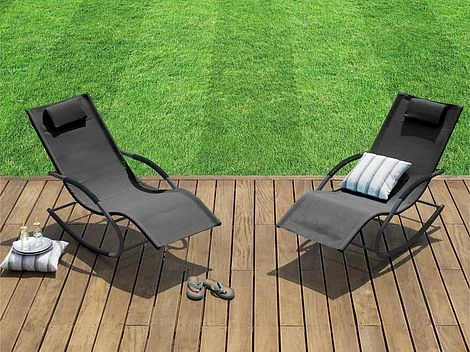 Idooka Mesh Rocking Sun Lounger 7 Idooka Mesh Rocking Sun Lounger - Image 7