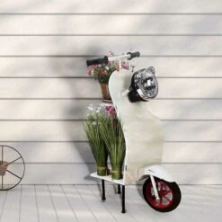 Idooka Small Scooter End Tables Garden Decoration -Bloom Haven Herbaceous Perennials Deals Store Lifestyle4