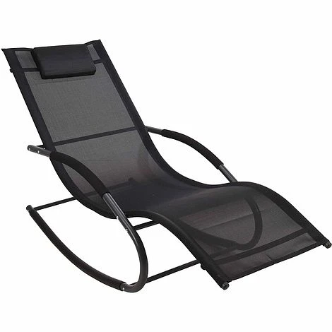 Idooka Mesh Rocking Sun Lounger 2 Idooka Mesh Rocking Sun Lounger - Image 2