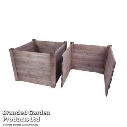 Modular Wooden Compost Bin -Bloom Haven Herbaceous Perennials Deals Store MODU WOOBINMOD U62109