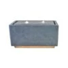 Outdoor Contemporary LED Cube Waterfeature Cement H32Cm W59.5Cm