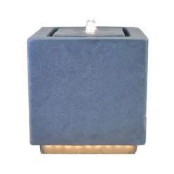 Outdoor Elite LED Cube Waterfeature Cement H40Cm W39Cm