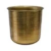 Outdoor Hampton Antique Brass Metal Planter H28Cm W27.5Cm