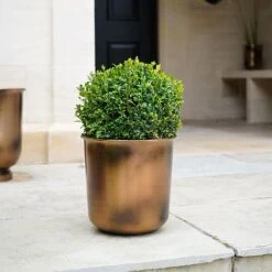 Outdoor Hampton Copper Metal Planter H28Cm W27.5Cm 3 Outdoor Hampton Copper Metal Planter H28Cm W27.5Cm -Bloom Haven Herbaceous Perennials Deals Store OHCMP34 1