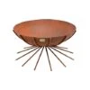 Outdoor Metal Dakota Firebowl In Rust H37Cm W71Cm