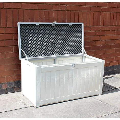 Kingfisher Garden Plastic Storage Box 150L 1 Kingfisher Garden Plastic Storage Box 150L