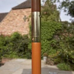 Wooden Garden Parasol 2.4m -Bloom Haven Herbaceous Perennials Deals Store P27B LS2