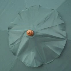 Wooden Garden Parasol 2.4m -Bloom Haven Herbaceous Perennials Deals Store P27G LS6