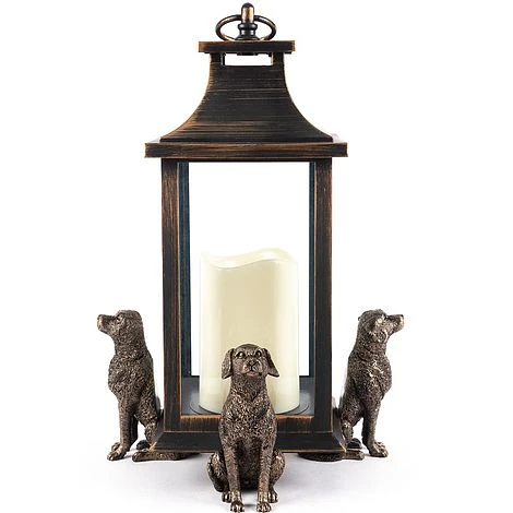 Antique Bronze Coloured Sitting Labrador Potty Feet - Plant Pot Feet 1 Antique Bronze Coloured Sitting Labrador Potty Feet - Plant Pot Feet