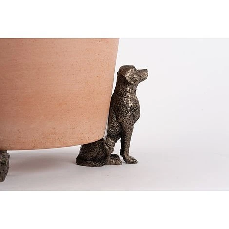 Antique Bronze Coloured Sitting Labrador Potty Feet - Plant Pot Feet 9 Antique Bronze Coloured Sitting Labrador Potty Feet - Plant Pot Feet - Image 9