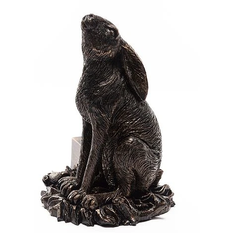 Antique Bronze Coloured Moongazing Hare Potty Feet - Plant Pot Feet 9 Antique Bronze Coloured Moongazing Hare Potty Feet - Plant Pot Feet - Image 9