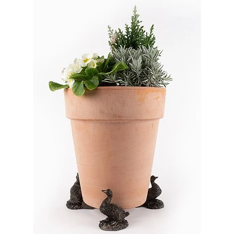 Antique Bronze Coloured Aylesbury Duck Potty Feet - Plant Pot Feet 6 Antique Bronze Coloured Aylesbury Duck Potty Feet - Plant Pot Feet - Image 6