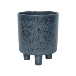 Pisa Reactive Glaze Planter Glacier Blue H19CM D16CM