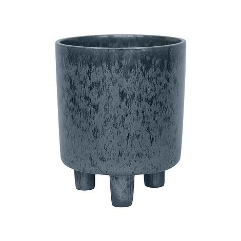 Pisa Reactive Glaze Planter Glacier Blue H24CM D20CM 1 Pisa Reactive Glaze Planter Glacier Blue H24CM D20CM