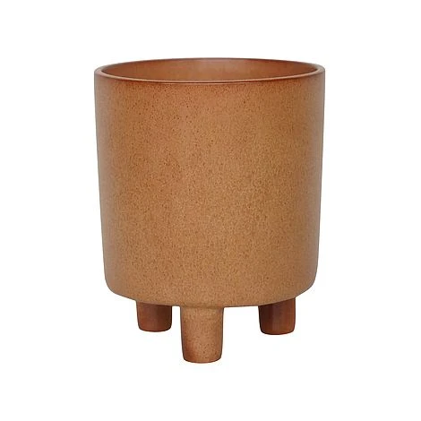 Pisa Reactive Glaze Planter Fawn H24CM D20CM 1 Pisa Reactive Glaze Planter Fawn H24CM D20CM