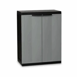 Toomax Garden Storage Cabinet Dark Grey Medium -Bloom Haven Herbaceous Perennials Deals Store SCHALFA 1