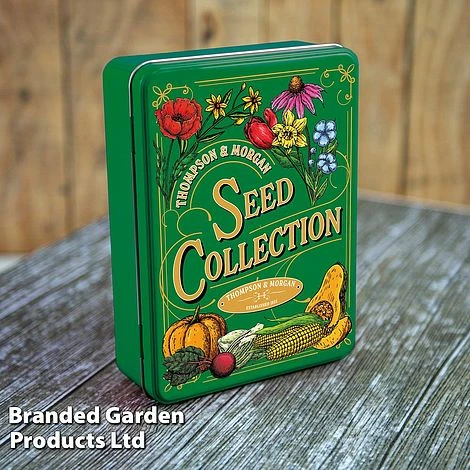 Seed Collection Tin + 10 Packets Of National Trust Seeds 1 Seed Collection Tin + 10 Packets Of National Trust Seeds