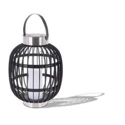 Idooka Large Chrome Solar Lantern -Bloom Haven Herbaceous Perennials Deals Store SOLAR LANTERNS.LARGE .Main