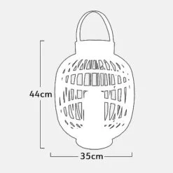 Idooka Large Chrome Solar Lantern -Bloom Haven Herbaceous Perennials Deals Store SOLAR LANTERNS.LARGE .Silhouette