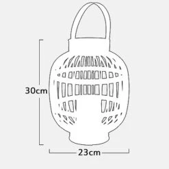 Idooka Large Chrome Solar Lantern -Bloom Haven Herbaceous Perennials Deals Store SOLAR LANTERNS.SMALL .Silhouette