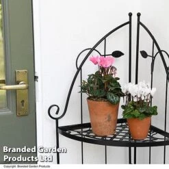 3 Shelf Metal Corner Plant Stand 6 3 Shelf Metal Corner Plant Stand -Bloom Haven Herbaceous Perennials Deals Store STAN 3TIERLEAF T48527