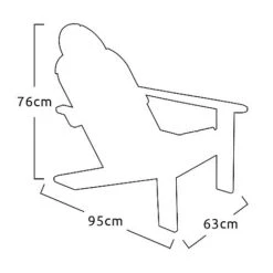 Idooka Wooden Adirondack Chair 14 Idooka Wooden Adirondack Chair -Bloom Haven Herbaceous Perennials Deals Store Silhouette11
