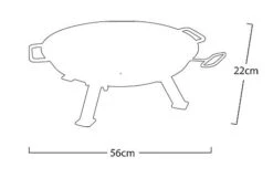 Idooka Fire Pit Bowl -Bloom Haven Herbaceous Perennials Deals Store Silhouette13