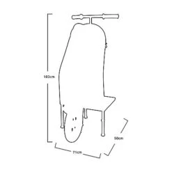 Idooka Small Scooter End Tables Garden Decoration -Bloom Haven Herbaceous Perennials Deals Store Silhouette4