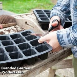 20 Cell Natural Rubber Seed Tray -Bloom Haven Herbaceous Perennials Deals Store TRAY 20SEEDNAT S41381