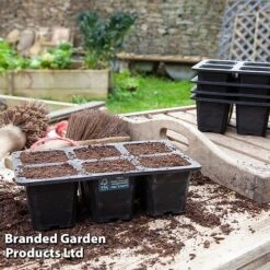 6 Cell XL Natural Rubber Seed Tray 6 6 Cell XL Natural Rubber Seed Tray -Bloom Haven Herbaceous Perennials Deals Store TRAY 6SEEDNATU S41362