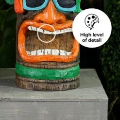 Tiki Garden Solar Ornament Medium 30cm 11 Tiki Garden Solar Ornament Medium 30cm -Bloom Haven Herbaceous Perennials Deals Store Tiki 30 edit2