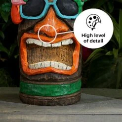 Tiki Garden Solar Ornament Large 45cm -Bloom Haven Herbaceous Perennials Deals Store Tiki 45 edit2