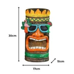Tiki Garden Solar Ornament Medium 30cm 15 Tiki Garden Solar Ornament Medium 30cm -Bloom Haven Herbaceous Perennials Deals Store Tiki sizes2