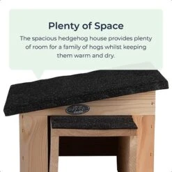 Idooka Waterproof Hedgehog House Garden Shelter Hedgehog Hotel -Bloom Haven Herbaceous Perennials Deals Store VH2000300.Space