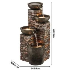 Serenity Pouring Bowls Water Feature -Bloom Haven Herbaceous Perennials Deals Store WEBG38772