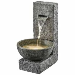 Serenity Stone-Effect Cascading Water Bowl Water Feature -Bloom Haven Herbaceous Perennials Deals Store WEBG38801