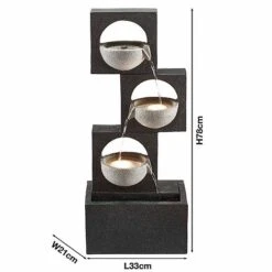 Serenity Modern Granite-Effect Cascading Bowls Water Feature 10 Serenity Modern Granite-Effect Cascading Bowls Water Feature -Bloom Haven Herbaceous Perennials Deals Store WEBG38813