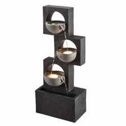 Serenity Modern Granite-Effect Cascading Bowls Water Feature 11 Serenity Modern Granite-Effect Cascading Bowls Water Feature -Bloom Haven Herbaceous Perennials Deals Store WEBG38814