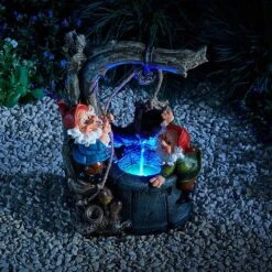 Serenity Gnome Wishing Well Water Feature 8 Serenity Gnome Wishing Well Water Feature -Bloom Haven Herbaceous Perennials Deals Store WEBG39522