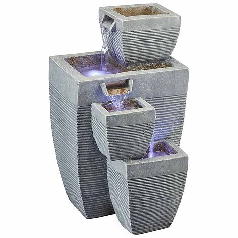 Serenity Table-Top Oblong Stone-Effect Water Feature 4 Serenity Table-Top Oblong Stone-Effect Water Feature - Image 4