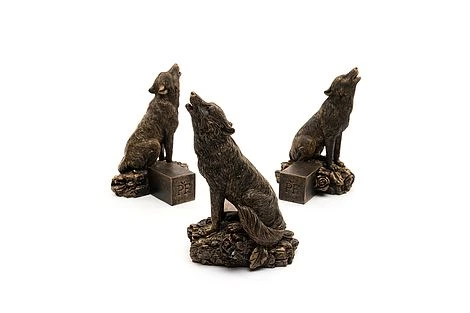 Antique Bronze Coloured Wolf Potty Feet - Plant Pot Feet 2 Antique Bronze Coloured Wolf Potty Feet - Plant Pot Feet - Image 2