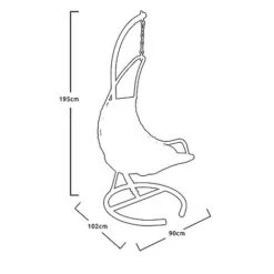 Idooka Hanging Lounger Chair 8 Idooka Hanging Lounger Chair -Bloom Haven Herbaceous Perennials Deals Store X80000011.Silhouette