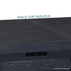 Idooka 362L Black Storage Box -Bloom Haven Herbaceous Perennials Deals Store Y54400890 550405.Padlock